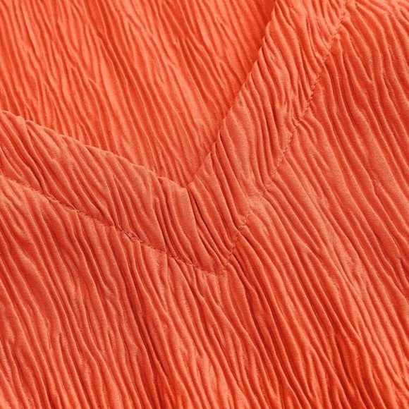 Orange Fringe Dress (X-Small) - Picture 3 of 7